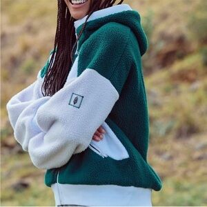 FP Movement by Free People Green Hit the Slopes Hoodie